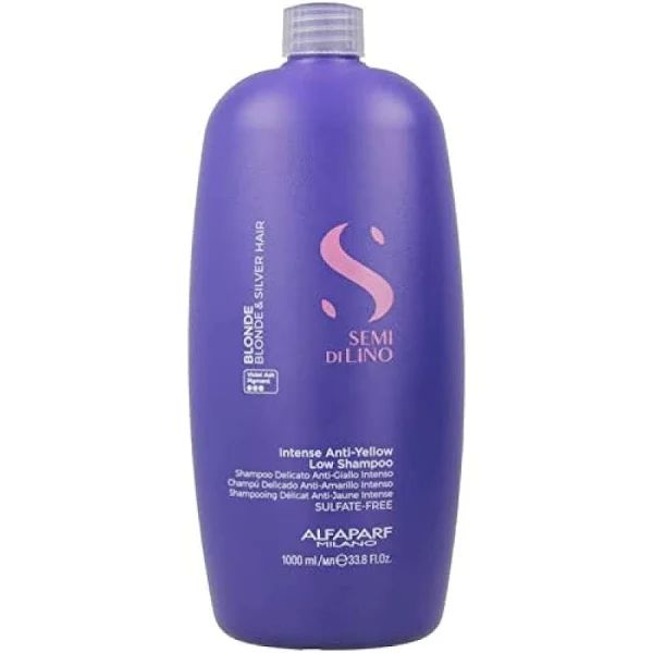 Alfaparf Milano Semi Di Lino Blonde Intense Anti-Yellow Low Silver Shampoo 1000 ml