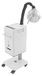 StarTech Stoomapparaat voor het haar - Nano-stoomapparaat 500W - LCD-display - 4 stoomstanden - 2 luchtstanden - Timer 0-60 minuten - 4 wielen - Wit
