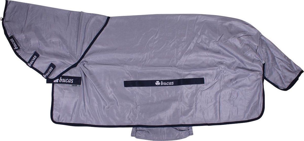 Bucas Buzz-Off Full Neck 130 Blauw - Vliegendeken