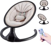 X Adventure Rocco Elektrische Wipstoel - Velvet Nougat - Schommelstoel met Bluetooth