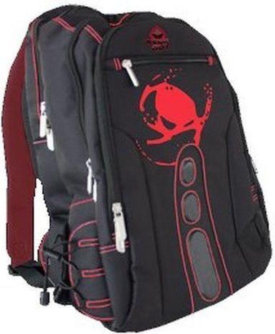 KeepOut BK7R Rugzak - Zwart/Rood - 15.6 inch Laptopvak - Nylon