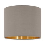 EGLO Pasteri Pro Lampenkap Ø300 H280 Taupe/Goud