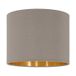 EGLO Pasteri Pro Lampenkap Ø300 H280 Taupe/Goud
