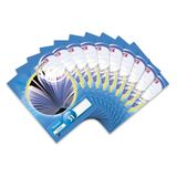 LANDRE 100050477 octavekschrift pak van 10 A6 32 vellen liniatuur 51 - gelinieerd blauw