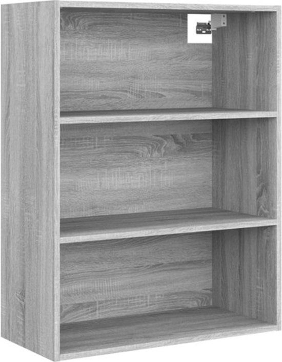 vidaXL Hangkast - 69,5x32,5x90 cm - Grijs Sonoma Eiken
