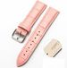 By Qubix - Crocodile leren bandje - Roze - Geschikt voor Xiaomi Mi Watch / Xiaomi Watch 2 / Xiaomi Watch S1 / S2 / S3 / S4 (47mm)