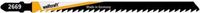 wolfcraft - 2 decoupeerzaagbladen HCS, T-schacht, hout, grove snede - 2669000