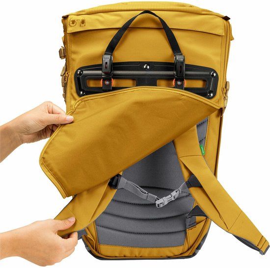 Vaude Bike Citygo Bike II 23L Rugzak - Geel/Grijs