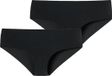 Schiesser Panty Onzichtbaar Licht Zwart Dames XS