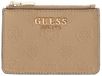 GUESS Ella Logo SLG Credit Card Case Beige Logo Taupe