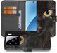 B2Ctelecom Xiaomi 15 Telefoonhoesje met Pasjes Zwarte Kat