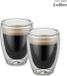 Karl Weis Dubbelwandige Koffieglazen - Espresso Kopjes - 80ml - Set van 2