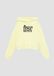 s.Oliver Sweatshirt met capuchon en printopdruk voor meisjes, licht citroen, maat 158/164