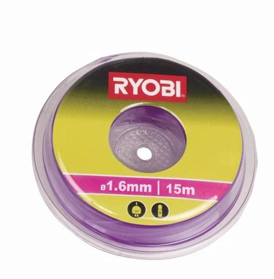 Ryobi RAC101 Serie - Grastrimmerlijn - 1,6 mm - 15 m - Okrągły