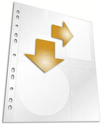 Durable 5222-19 CD-doosje Portemonneehouder - Transparant - 5 stuks