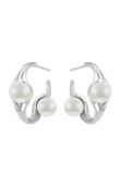 Gaya Earrings 14 karaat Koper Parel Wit Zilver Wit