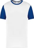 Proact TopTex Group Tweekleurig herenshirt jersey met korte mouwen 'Proact' White/Dark Royal Blue - S