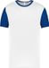 Proact TopTex Group Tweekleurig herenshirt jersey met korte mouwen 'Proact' White/Dark Royal Blue - S
