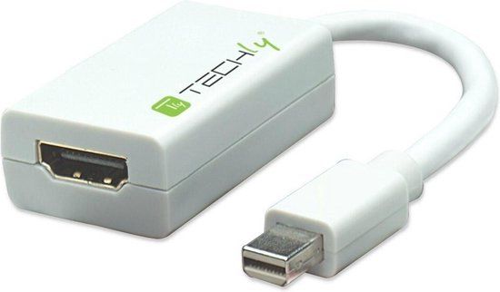 Techly Adapter Mini DisplayPort (Thunderbolt) naar HDMI Wit