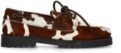 Sacha - Dames - Bruine cow print veterschoenen - Maat 41