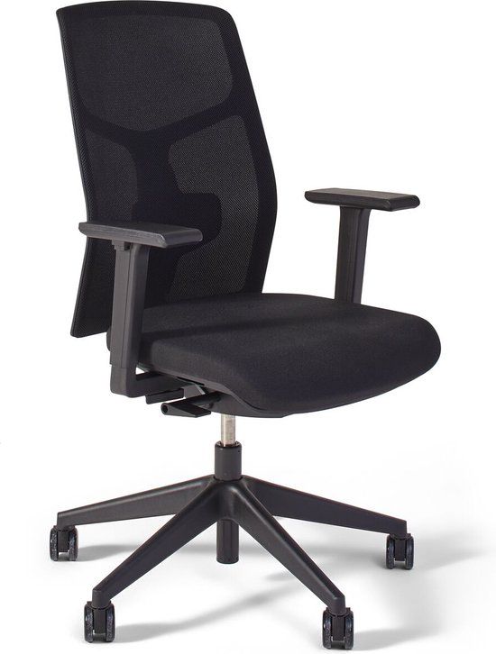 Ahrend Zest Bureaustoel - Zwart - Verstelbaar - Mesh - NEN-EN 1335
