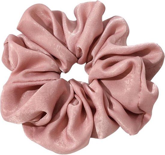 Chris Rubin Aris Scrunchie - Crepe Pink