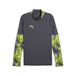 PUMA Trainingsshirt Individualcup Kwartrits - Galactic Grey/groen, maat Medium