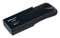 PNY Attaché 4 USB Flash Drive - 64GB - USB 3.2 Gen 1 - Black