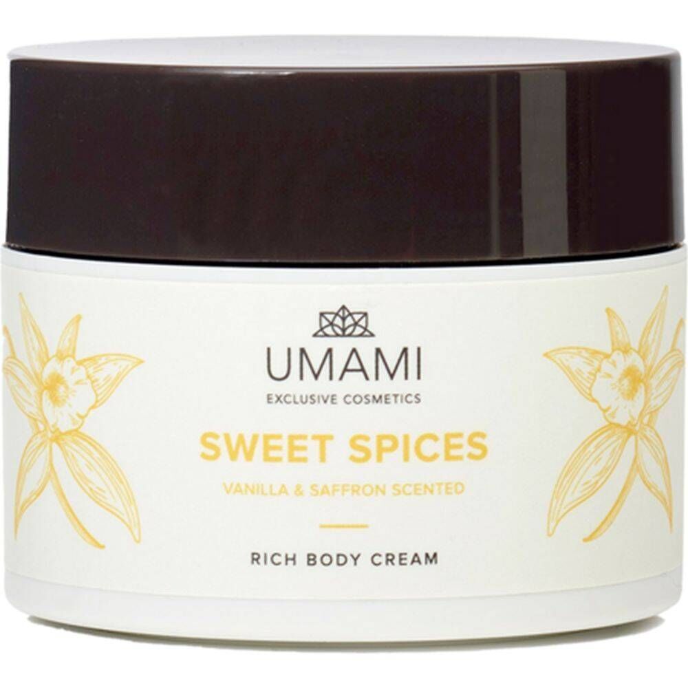 Umami Umami Sweet Spices Rich Body Cream Vanille & Saffraan 250 ml crème