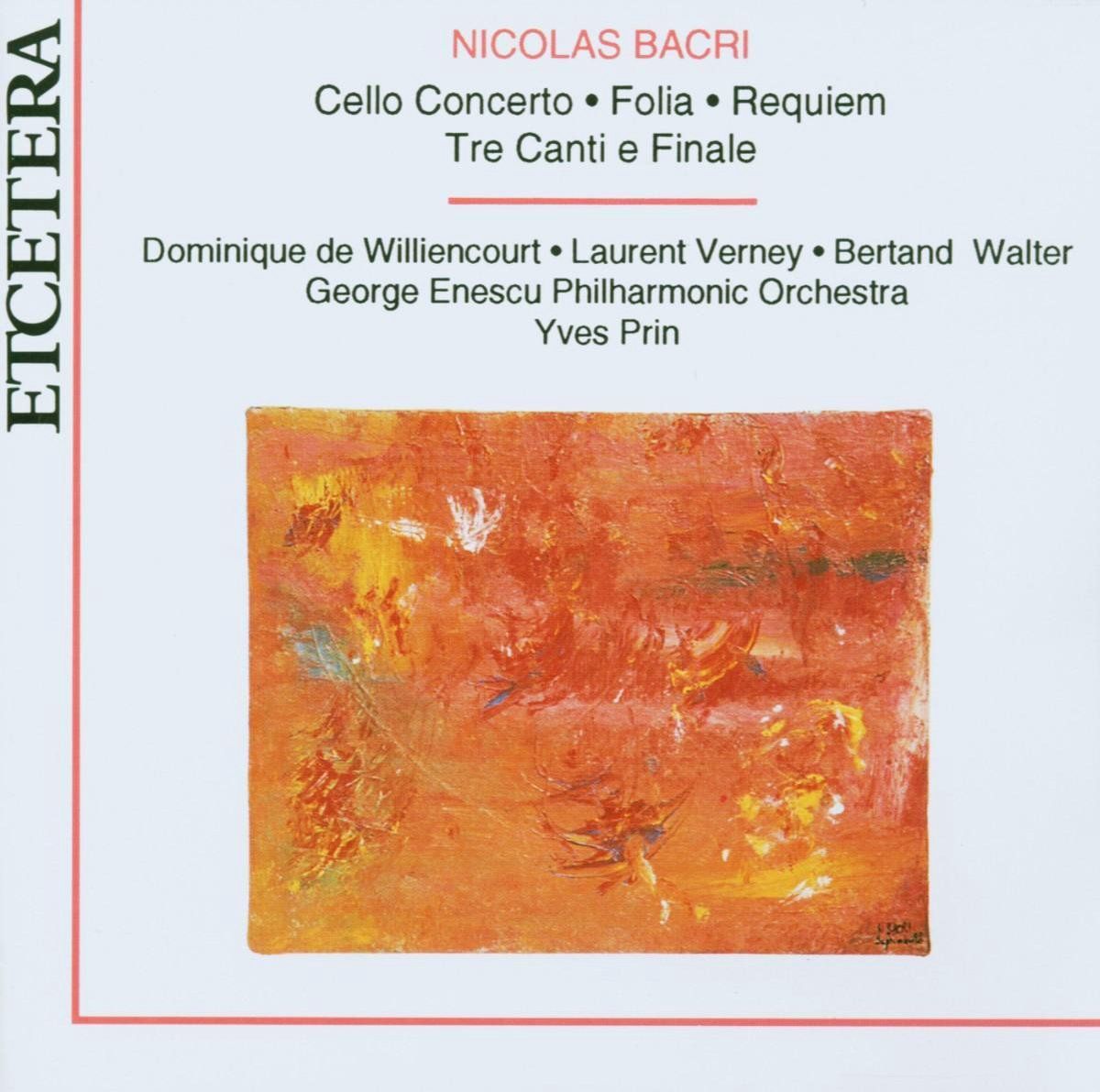 OUTHERE Concerto For Cello And Orchestra A. - Muziek - 8711525114906