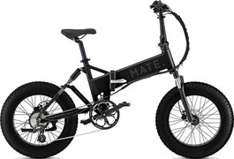 MATE X - 250W Subdued Black - E-Fatbike - 120km range - Hydraulische remmen - Opvouwbaar - Kleur display