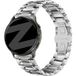 Bandz Garmin Approach S44 Stahl Gliederarmband 'Deluxe' (Silber)