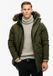 Superdry Everest Parka Jas Met Imitatiebont Heren L Army Khaki Green