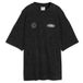 PUMA FUTURE.PUMA.ARCHIVE T-shirt oversize délavé imprimé pour femme, noir, taille S