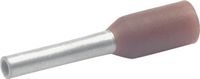 Klauke 17612 Adereindhulzen 10 mm² Deels geïsoleerd Bruin 100 stuk(s)