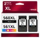 Canon PG-560XL/CL-561XL XL-formaat tweedelig pakket inktpatronen