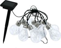 LUMISKY FANTASY STAR Guirlande lumineuse solaire, 3,75 mètre, 10 micro-LEDs cuivre, lumière blanc chaud