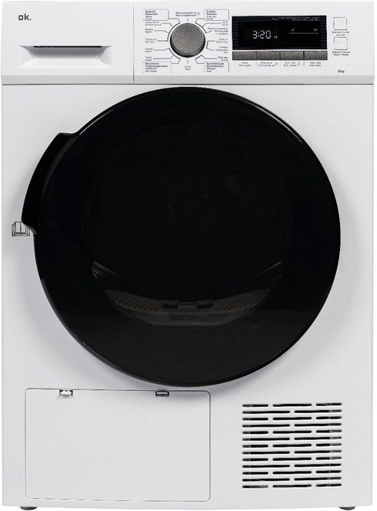 OK. Otd 8346 D - Warmtepompdroger 8 Kg - 65 dB - Energieklasse