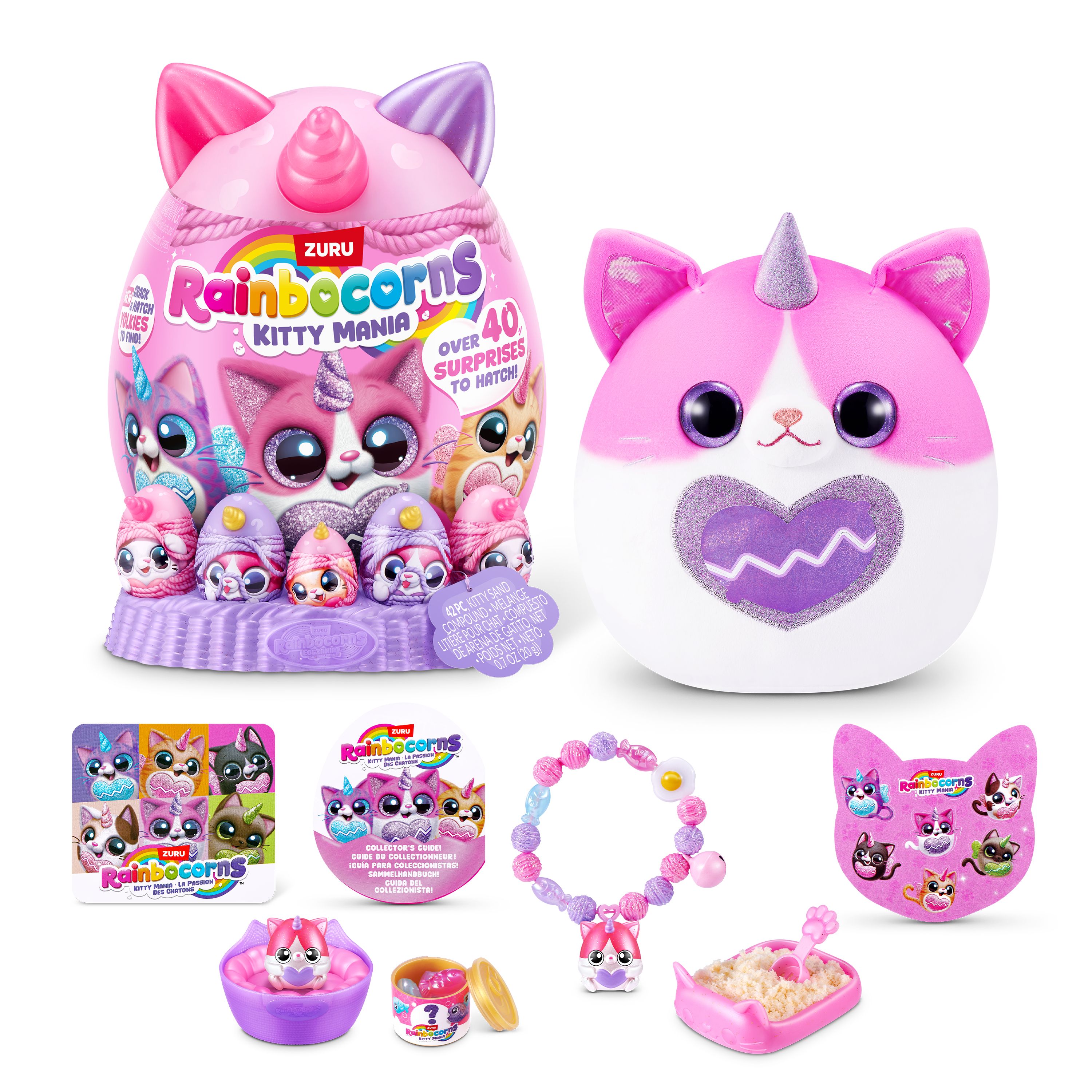 ZURU Rainbocorns Kitty Mania Animal Toy - Multicolour - Cat - 3+ Years