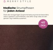Merry Style MS-GB-791 Dames Stay-Up Kousen - 40 Denier - licht glanzend - elastische band - Polyamide - Donkerturquoise - M / L