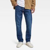 G-Star Mosa Straight Heren Jeans Faded Atlantic Ocean