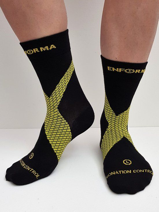 Enforma energy socks Enforma energysocks - Pronation control - compressiesokken - zwart - maat 45-47/XL