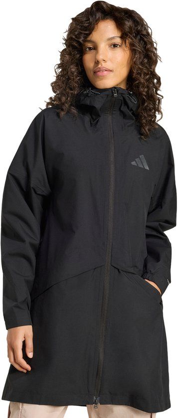 Adidas Terrex Multi 2 Layer Climaproof Parka Regenjack - Dames - Zwart - S