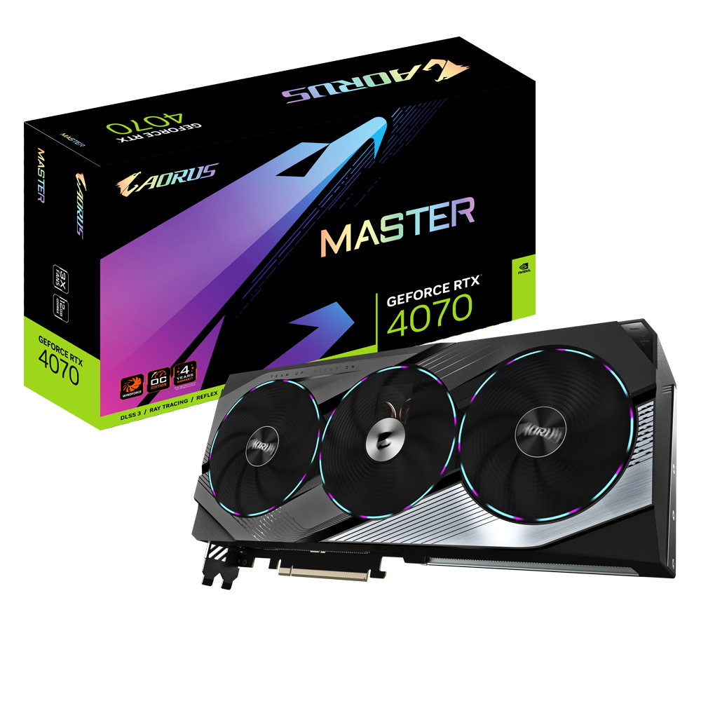 GIGABYTE AORUS GeForce RTX 4070 MASTER 12G