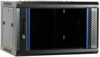 DSIT 6U wandkast ongemonteerd met glazen deur 600x450x368mm (BxDxH) - serverbehuizing - serverrack - serverkast - 19 inch