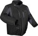Bering Siberië King Size veste de moto textile imperméable, noir/gris, taille W-5XL