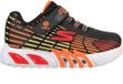 Skechers S-Lights Flex-Glow Elite Sneakers Unisex Zwart/Oranje/Geel/Rood - Maat 21