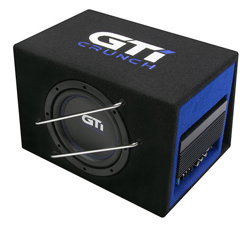 crunch GTI-800A - subwoofer in kist - 200W - Copy