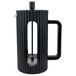 Café Olé Ciao 8 kopjes cafetière, roestvrijstalen gaas, Franse pers, zwart