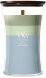 WoodWick Hourglass Trilogy Verdant Woods Large Geurkaars